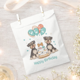 Happy Birthday Schnauzer Hunde Geschenktütchen