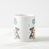 Happy Birthday Schnauzer Hunde Kaffeetasse (Mittel)