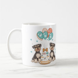 Happy Birthday Schnauzer Hunde Kaffeetasse