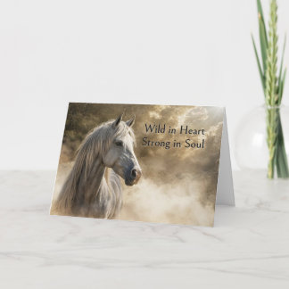 Happy Birthday Schönes Pferd spirituell zeitlos Feiertagskarte