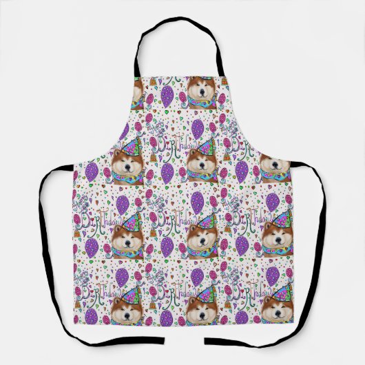 HAPPY BIRTHDAY SCHÜRZE (Vorderseite)