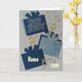 Happy Birthday - Scrapbook 2 - Seasons Card Karte (Gelbe Blume)