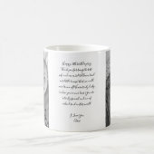 Happy Birthday Script Foto Baby Mum Birthday Gesch Kaffeetasse (Mittel)