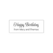 Happy Birthday Script von Namen Permastempel (Design)