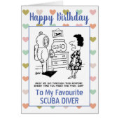 Happy Birthday Scuba Diver (Vorne)