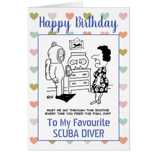 Happy Birthday Scuba Diver (Vorne)