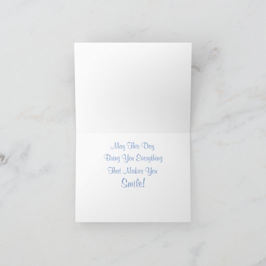 Happy Birthday Seagull Karte (Innenseite)