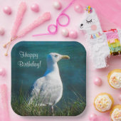 Happy Birthday Seagull Pappteller (Party)