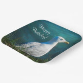 Happy Birthday Seagull Pappteller (Gewinkelt)