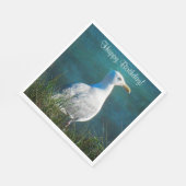 Happy Birthday Seagull Serviette (Ecke)