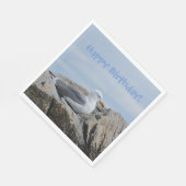 Happy Birthday Seagull Serviette (Ecke)