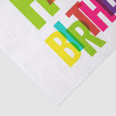 Happy Birthday Seidenpapier (Ausschnitt)
