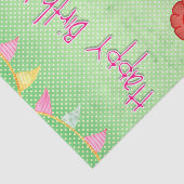 Happy Birthday Seidenpapier (Ausschnitt)