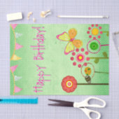 Happy Birthday Seidenpapier (Handwerk)