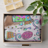 HAPPY BIRTHDAY SEIDENPAPIER (Geschenk)
