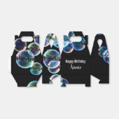 Happy Birthday Seife Blasen mit Individuelle Name Geschenkschachtel (Ungefaltet)