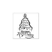 Happy Birthday Self Inking Rubber Briefmarke Gummistempel (Prägung)