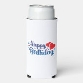 happy birthday selters dosenkühler (Seltzer Vorderseite)