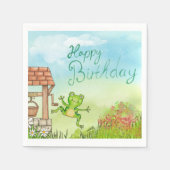 Happy Birthday Serviette (Vorderseite)