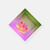 Happy Birthday Serviette (Ecke)