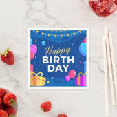 Happy Birthday Serviette (Beispiel)