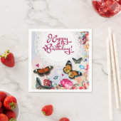 Happy Birthday Serviette (Beispiel)