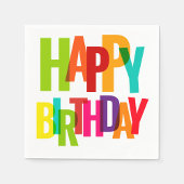 Happy Birthday Serviette