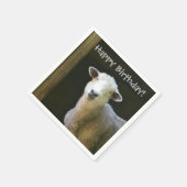 Happy Birthday Sheep Serviette (Ecke)