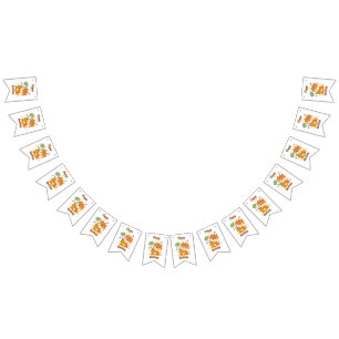 Happy Birthday Shiba Inu Bunting Banner
