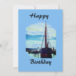 Happy Birthday Ship Card Karte