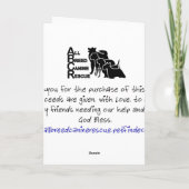 Happy Birthday Siamese Kitten Karte (Rückseite)