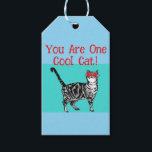 Happy Birthday Sie Cool Tabby Cat Mens Husband Geschenkanhänger<br><div class="desc">Sie haben Tabby Cat Design Cool. Diese schöne Karte würde jeden Liebhaber von Katzen Anzug machen. Entworfen aus einer meiner originalen Tintenstift-Zeichnungen. Das wird bestimmt Spaß machen!</div>