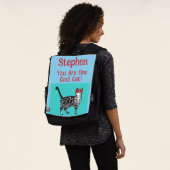 Happy Birthday Sie Cool Tabby Cat Mens Husband Rucksack (Ausgewaschen)