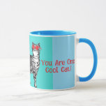 Happy Birthday Sie Cool Tabby Cat Mens Husband Tasse<br><div class="desc">Sie haben Tabby Cat Design Cool. Diese schöne Karte würde jeden Liebhaber von Katzen Anzug machen. Entworfen aus einer meiner originalen Tintenstift-Zeichnungen. Das wird bestimmt Spaß machen!</div>