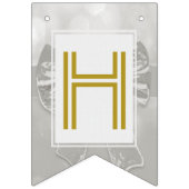 ☆HAPPY BIRTHDAY☆ Silber-Bogen Wimpelkette (Zweite Fahne)