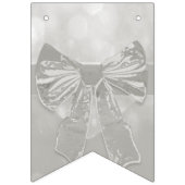 ☆HAPPY BIRTHDAY☆ Silber-Bogen Wimpelkette (Erste Fahne)