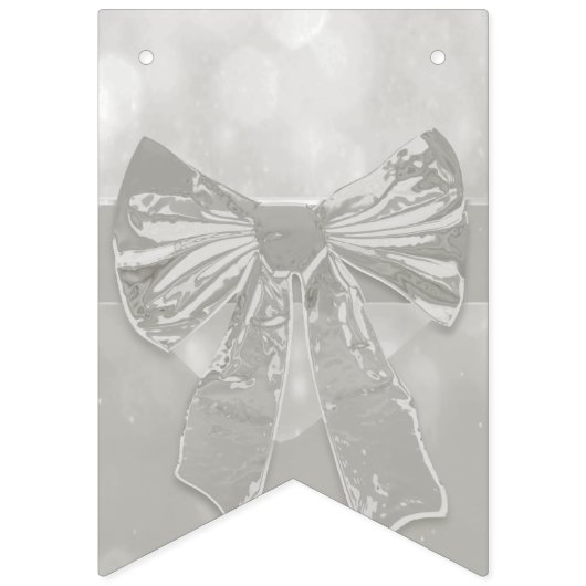 ☆HAPPY BIRTHDAY☆ Silber-Bogen Wimpelkette (Erste Fahne)