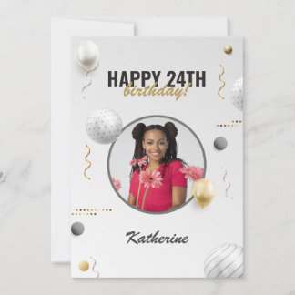 Happy Birthday Simple Custom Foto Gift