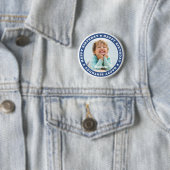 Happy Birthday Simple Modern Custom Foto Button (Beispiel)