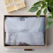 Happy Birthday Sinful Chocolate Cake Seidenpapier (Geschenk)