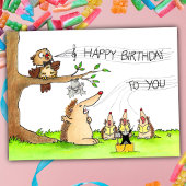 Happy Birthday Singers Postkarte