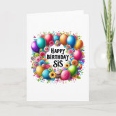 Happy Birthday SIS Karte (Vorderseite)