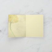 Happy Birthday Sis Sister Card Tulip Gelbe Liebe Karte (Innenseite)