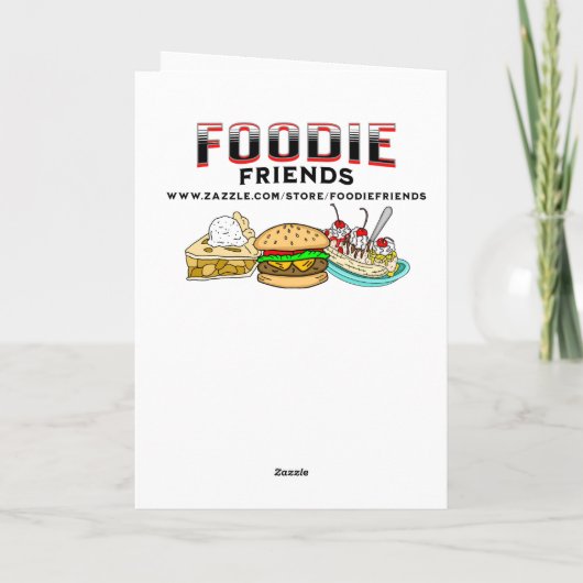 Happy Birthday Sister | Chocolate Cake Karte (Rückseite)