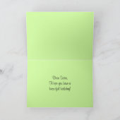 Happy Birthday Sister Female Kardinal Karte (Innenseite)