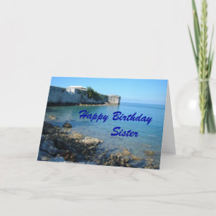 Happy Birthday Sister Karte