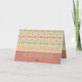 Happy Birthday Sister Karte (Rückseite)