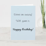 Happy Birthday Sister Phantastischer Spaß Funny Karte<br><div class="desc">Dieses Design wurde mithilfe von digitaler Kunst erstellt und kann in dem Bereich personalisiert sein, der zur Verfügung gestellt wird, oder indem Sie den Klick wählen, um weitere Optionen anzupassen und den Namen, die Initialen oder die Wörter zu ändern. Sie können auch die Textfarbe und den Textstil ändern oder den...</div>