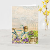 Happy Birthday Sister Watercolor Erinnerungen Card Karte (Gelbe Blume)