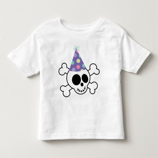 Happy Birthday Skull Kleinkind T-shirt (Vorderseite)